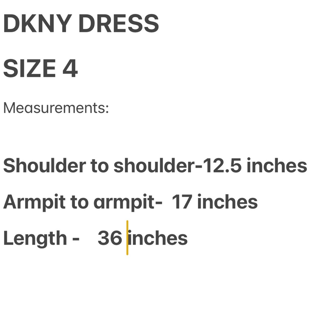 DKNY Navy and Cream Striped Fit and Flare Dress Size 4 - Picture 9 of 12